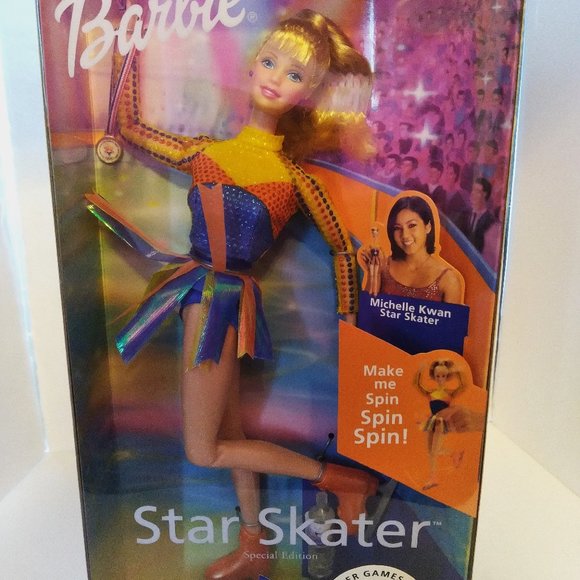 Barbie Star Skater édition Spéciale 1997 – Poupée NRFB JO Salt Lake City, Collector Mattel
